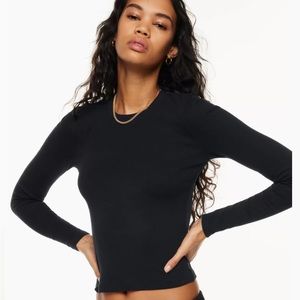 TNA Ribbed Cropped Longsleeve